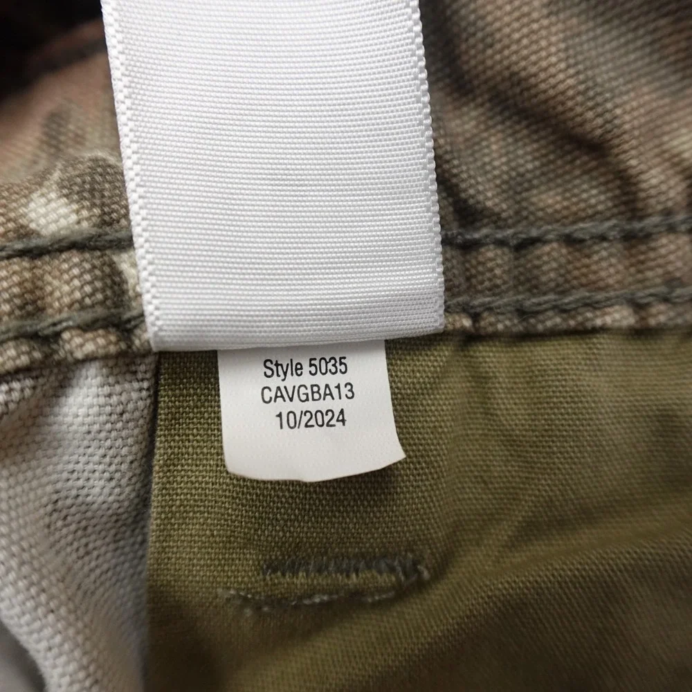 Aeropostale Jeans Mens M 34X30 Brown Green Camo Canvas Carpenter Hunting Outdoor